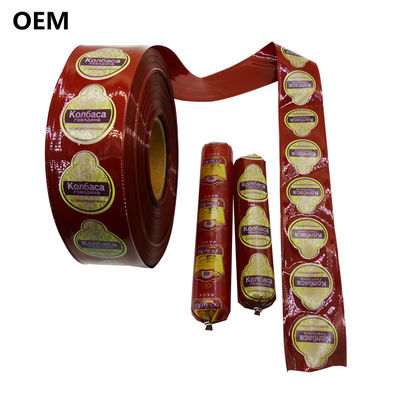 Kingred Customized OEM Brand Logo Printing Food Grade PVDC Sausage Covers จีน