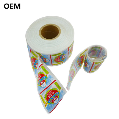 สีขาว Flexography พิมพ์พลาสติก Sausage Casings สําหรับ Sausages