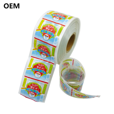 สีขาว Flexography พิมพ์พลาสติก Sausage Casings สําหรับ Sausages