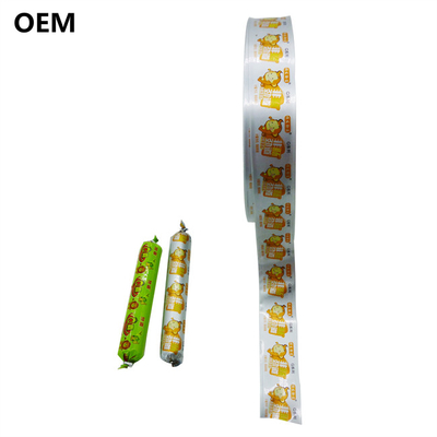 โลโก้ขนาด 40 มิลลิเมตร flexography การพิมพ์กระเป๋าปลาสติกสําหรับปลาสติก