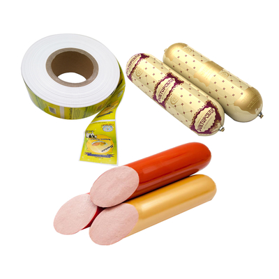 Polyamide Sausage Casing Free Sample High Barrier Cutoms Flexography การพิมพ์โลโก้ การพิมพ์ซอสเจส