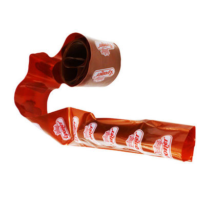 Kingred สีที่แตกต่างกันโลโก้ที่กำหนดเองการพิมพ์เฟล็กโซกราฟีปลอกไส้กรอก 5 ชั้น
