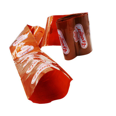 Kingred สีที่แตกต่างกันโลโก้ที่กำหนดเองการพิมพ์เฟล็กโซกราฟีปลอกไส้กรอก 5 ชั้น