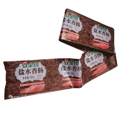 พลาสติกซอสเจจ์เคสส์ โลโก้ตามสั่ง Flexography การพิมพ์ พลาสติกเนื้อวัวซอสเจจ์เคสส์