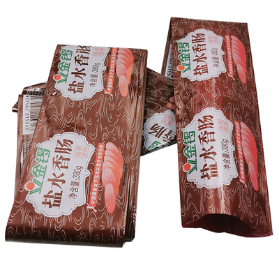 พลาสติกซอสเจจ์เคสส์ โลโก้ตามสั่ง Flexography การพิมพ์ พลาสติกเนื้อวัวซอสเจจ์เคสส์