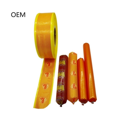 ขายส่งปลอกพลาสติก flexography พิมพ์ปลอกไส้กรอกพลาสติกไม่มีกลิ่น