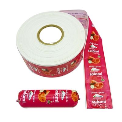 คิงเกรดเกรดอาหาร OEM Flexography การพิมพ์พลาสติกซอสเจจ์ Casings สําหรับ Salami
