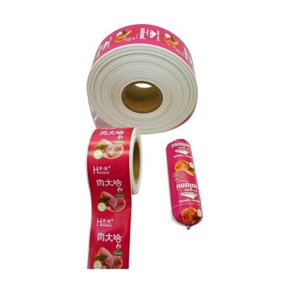 Kingred 60mm Roll Sausage สี ไม่มีกลิ่น พลาสติก Casing Custom Flexography Print