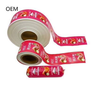 Kingred 60mm Roll Sausage สี ไม่มีกลิ่น พลาสติก Casing Custom Flexography Print