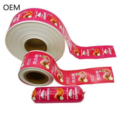 Kingred 60mm Roll Sausage สี ไม่มีกลิ่น พลาสติก Casing Custom Flexography Print