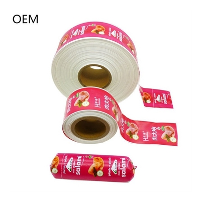 OEM การพิมพ์ flexography โลโก้ที่กําหนดเอง การบรรจุซอสเกจ พลาสติก
