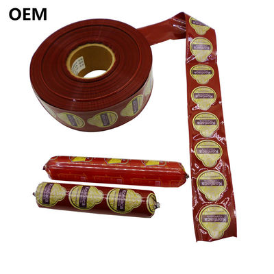 Kingred Customized OEM Brand Logo Printing Food Grade PVDC Sausage Covers จีน