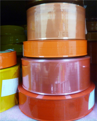 PVDC Sasuage Casing Flexography Printing High barrier Customs Logo printed Sausage Casing การพิมพ์ปริมาณสูง