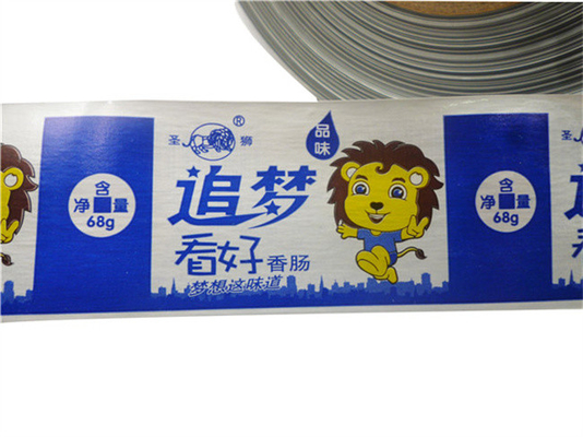 กล่องซอสเจสพลาสติกสีสัน การพิมพ์ flexography ที่กําหนดเอง