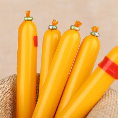 การพิมพ์โลโก้ที่กำหนดเองฟิล์มม้วนปลอก PVDC สีสันสดใสสำหรับไส้กรอกแฮม