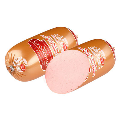 ปลอกไส้กรอกพิมพ์ลายแบรนด์ที่กำหนดเองสำหรับบรรจุเนื้อสัตว์