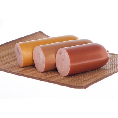 ขนาดใหญ่ที่กำหนดเองโลโก้การพิมพ์ไส้กรอกไส้กรอกโพลีอะไมด์สำหรับ Mortadella