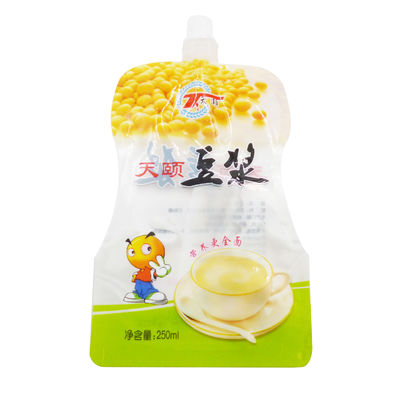 Kingred Logo Printed Food Grade 250ml ยืนขึ้นน้ําผลไม้ Spout กระเป๋าสะพาย ผู้ผลิต