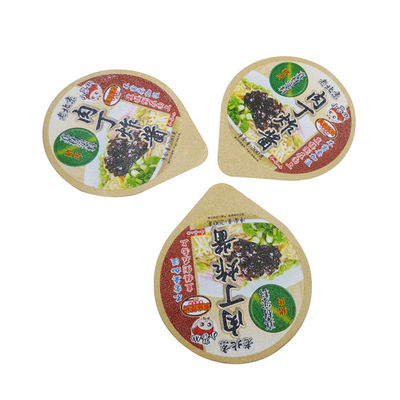 เคลือบโลหะผสม 8011 ซอสเผ็ด Die Cut Lids 10 สีการพิมพ์