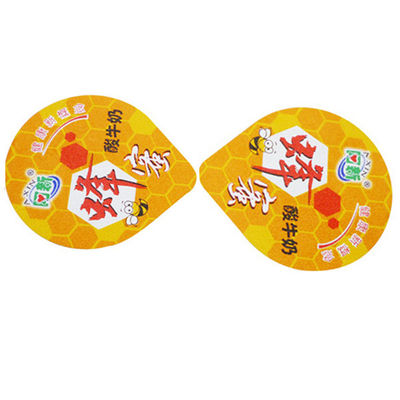 Kingred 45mm Die Cut Lids ความร้อนปิดผนึกลายนูนสำหรับคอนเทนเนอร์น้ำผึ้ง