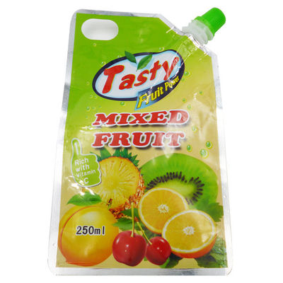 Kingred อาหารเกรด LOGO ที่กําหนดเอง การพิมพ์ ยืนขึ้น Spout กระเป๋ากระเป๋าสําหรับน้ําผึ้ง