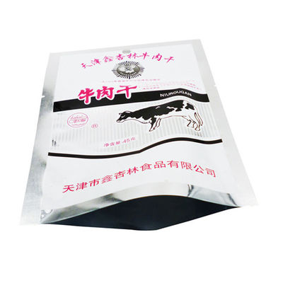ถุงบรรจุภัณฑ์อาหาร ISO SGS PET VMPET ถุงบรรจุภัณฑ์เนื้อกระตุก