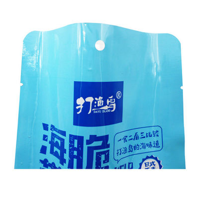 วัสดุบรรจุภัณฑ์อาหารทอดกรอบ 200 กรัม Doypack Stand Up Pouch