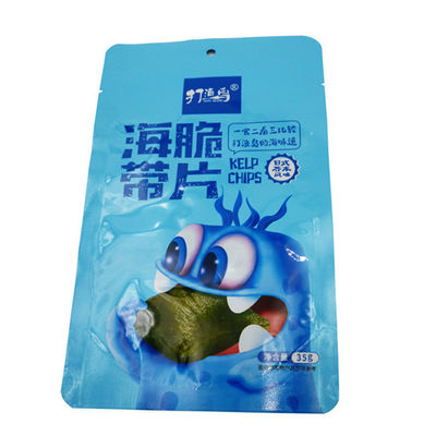 วัสดุบรรจุภัณฑ์อาหารทอดกรอบ 200 กรัม Doypack Stand Up Pouch