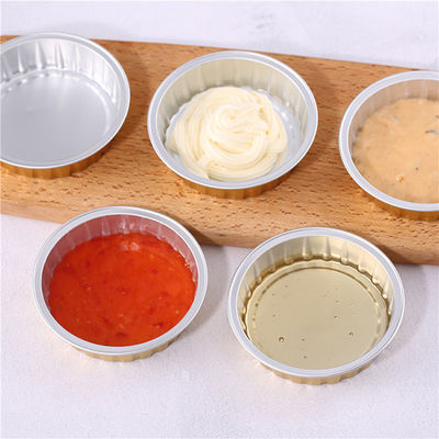 ฝาปิดแบบ Die Cut แบบนูนหลายชั้น PP PS PE Yogurt Cup Lids
