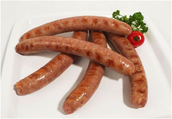 FDA ISO 15mm Snack Stick Collagen Sausage Casings สําหรับซอสเกจที่สูบ