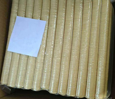 FDA ISO 15mm Snack Stick Collagen Sausage Casings สําหรับซอสเกจที่สูบ