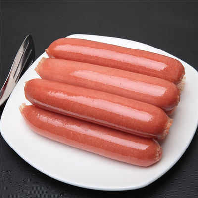 ปลอกไส้กรอกคอลลาเจนสีธรรมชาตินุ่มกระป๋องไส้กรอกสังเคราะห์