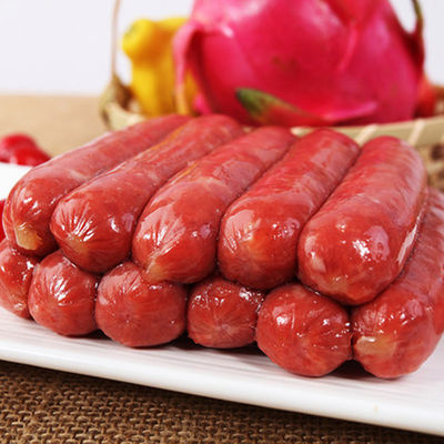 ปลอกไส้กรอกกินได้ 24 มม. ปลอกคอลลาเจนรมควันสีธรรมชาติสำหรับไส้กรอกรมควัน