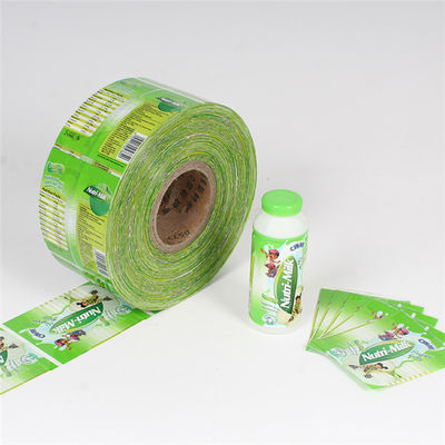 ฉลากขวดพิมพ์เคลือบด้านเคลือบเงา PET Shrink Sleeve Film