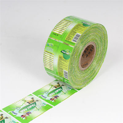 ฉลากขวดพิมพ์เคลือบด้านเคลือบเงา PET Shrink Sleeve Film