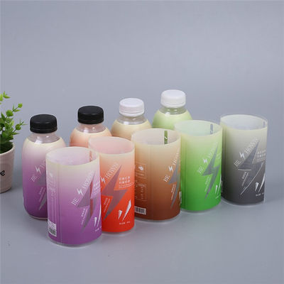 CMYK พิมพ์ฉลากขวด PET PVC Bottle Shrink Wrap Sleeves