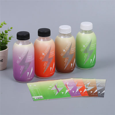CMYK พิมพ์ฉลากขวด PET PVC Bottle Shrink Wrap Sleeves
