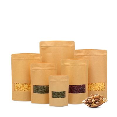 ถุงบรรจุภัณฑ์อาหารผนึก Ziplock กันความชื้น Stand Up Pouch