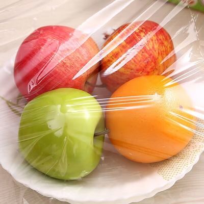 ฟิล์มผูกติด PVC สีโปร่งสําหรับอาหาร